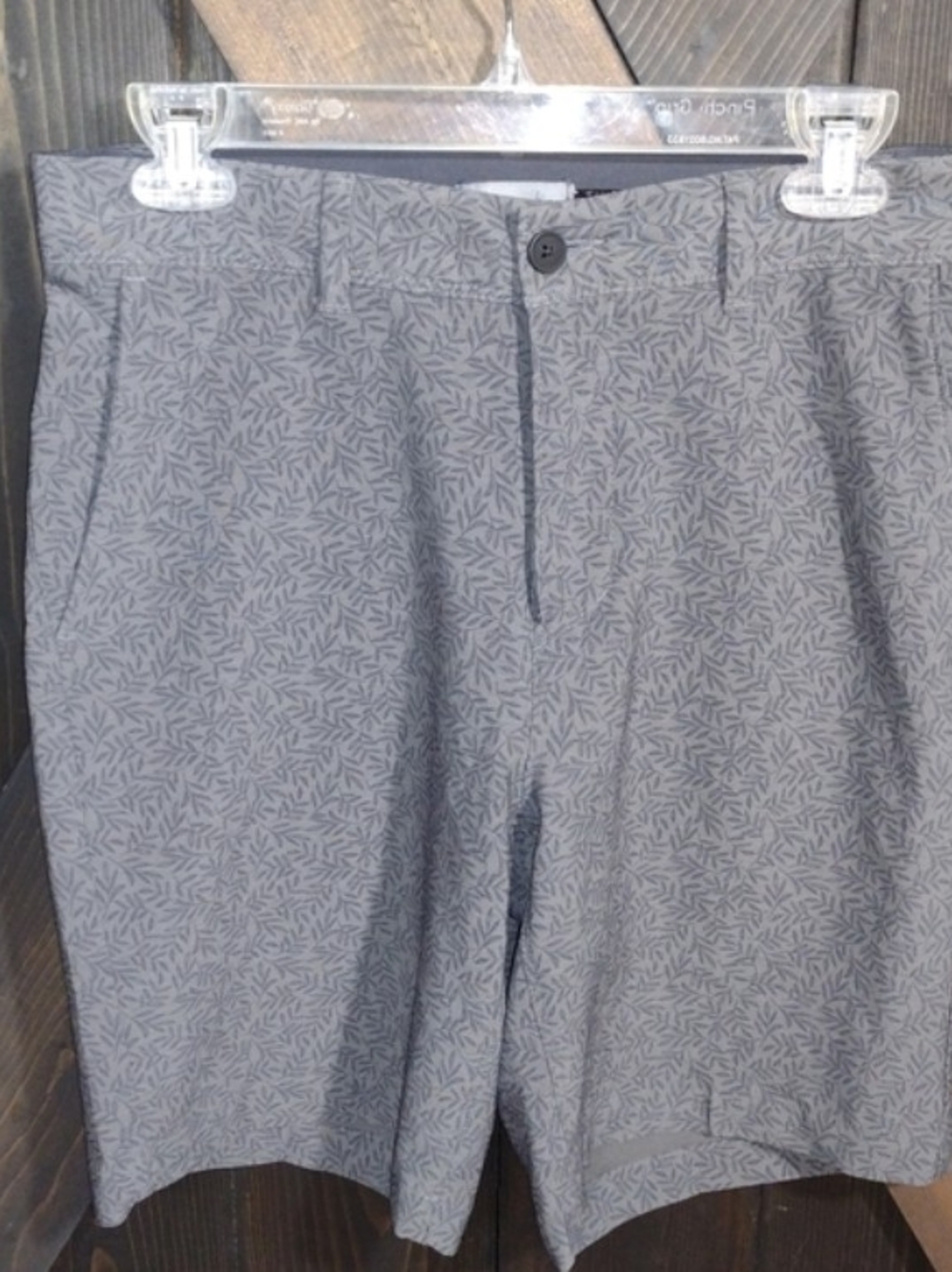 VRST Men's Gray Patterned Casual Shorts Size 30 Waist